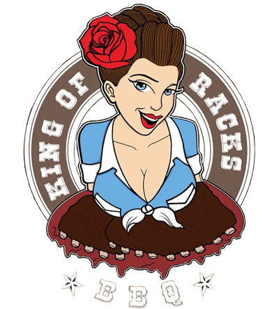 King of Racks BBQ logo top